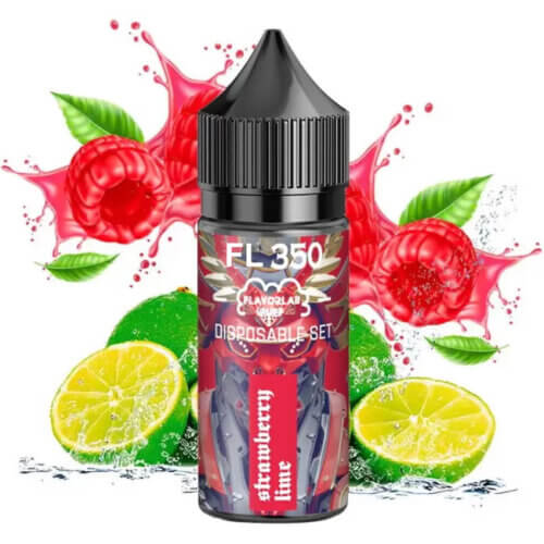 Жидкость для электронных сигарет Flavorlab FL 350 Strawberry Lime - Клубника Лайм (30 мл)