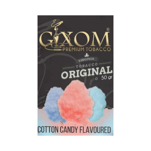 Табак для кальяна Gixom Cotton Candy (Сладкая вата) 50 грамм