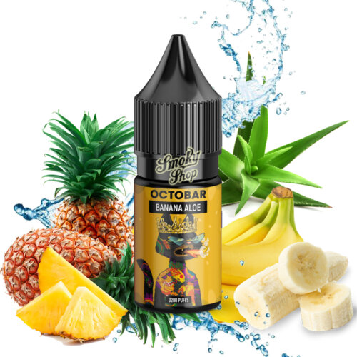 Жидкость для электронных сигарет Octobar Banana Aloe - Банан Ананас Алое (10 мл)