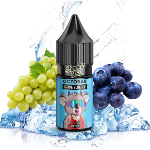 Жидкость для электронных сигарет Octobar Grape Blue ice - Виноград Черника лед (10 мл)