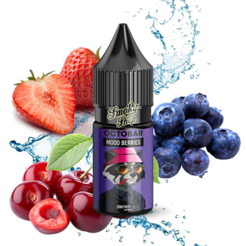 Жидкость для электронных сигарет Octobar Mood Berries - Вишня Голубика Клубника (10 мл)