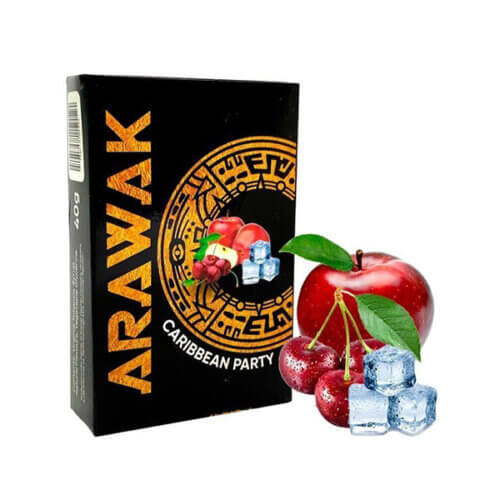 Табак для кальяна Arawak Caribbean party (Яблоко Вишня Айс) 40 грамм