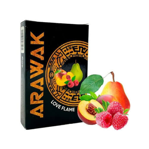 Тютюн для кальяну Arawak Love Flame (Персик груша малина) 40 грам