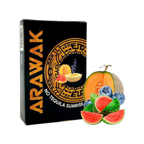 Табак для кальяна Arawak No tequila sunrise (Дыня Арбуз черника) 40 грамм