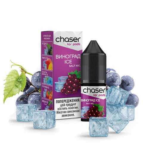 Жидкость для электронных сигарет Chaser Grape Ice - Виноград Айс (10 мл)