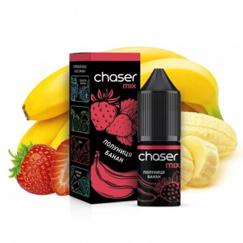 Жидкость для электронных сигарет Chaser mix Strawberry Banana - Клубника Банан (10 мл)