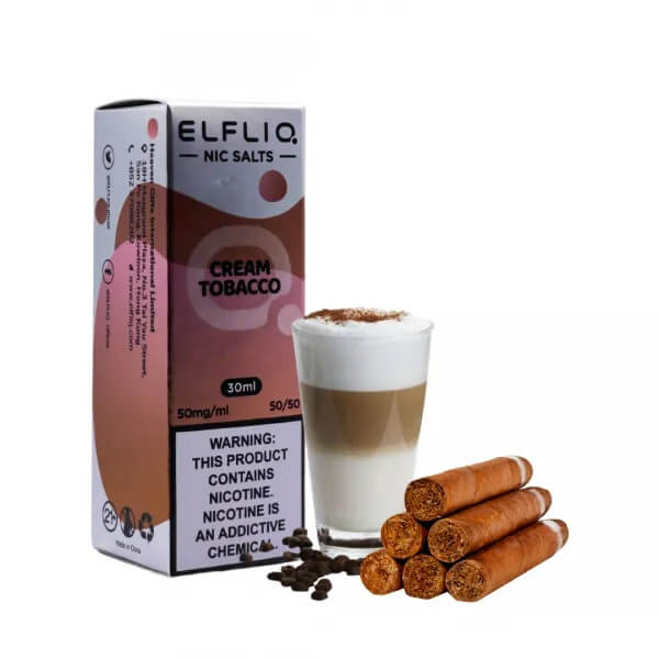 Жидкость для электронных сигарет ELFLIQ Cream tobacco (Крем табак, 30 мл)