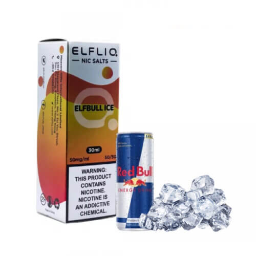 Жидкость для электронных сигарет ELFLIQ Elfbull ice (Энергетик со льдом, 30 мл)