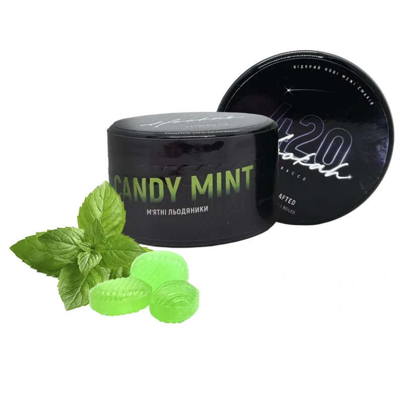 Табак 420 Candy Mint (Мятные Леденцы, 40 грамм)