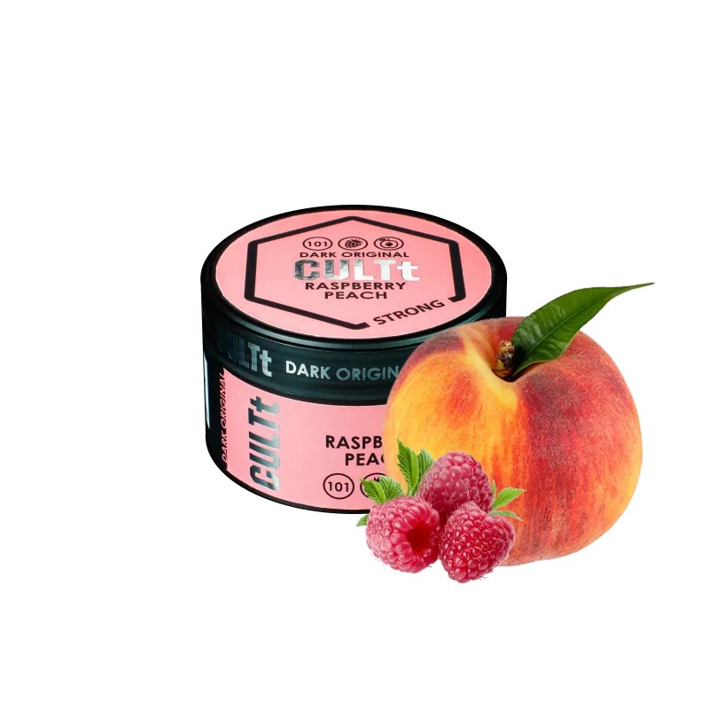 Табак CULTt Strong DS101 (Raspberry peach, 100 г)