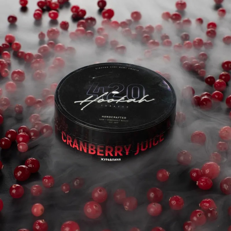 Табак 420 Cranberry Juice Клюквенный сок (250 грамм)