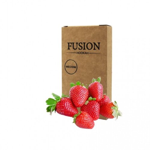 Табак Fusion Medium Strawberry (Клубника, 100 г)