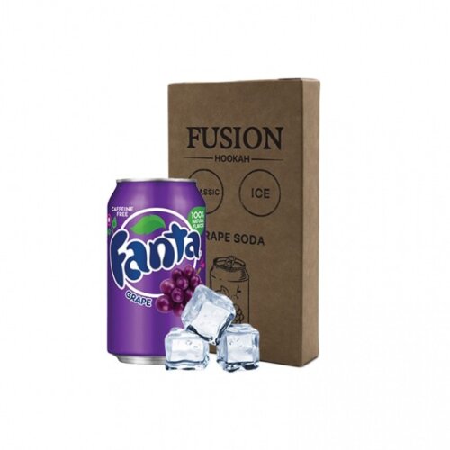 Табак Fusion Classic Ice Grape Soda (Ледяная Виноградная Сода, 100 г)