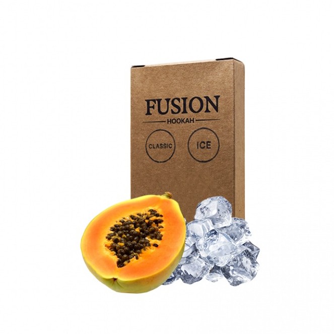 Табак Fusion Classic Ice Papaya (Ледяная Папайя, 100 г)