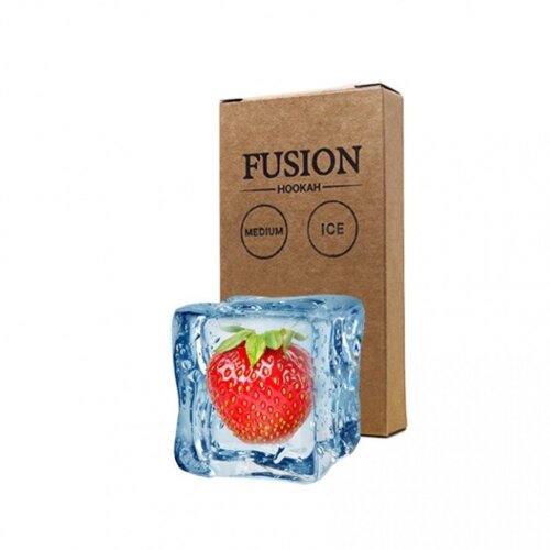 Табак Fusion Medium Ice Strawberry (Ледяная Клубника, 100 г)