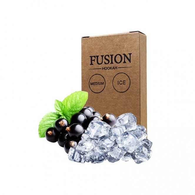 Тютюн Fusion Medium Ice Black Currant (Крижана Чорна смородина, 100 г)