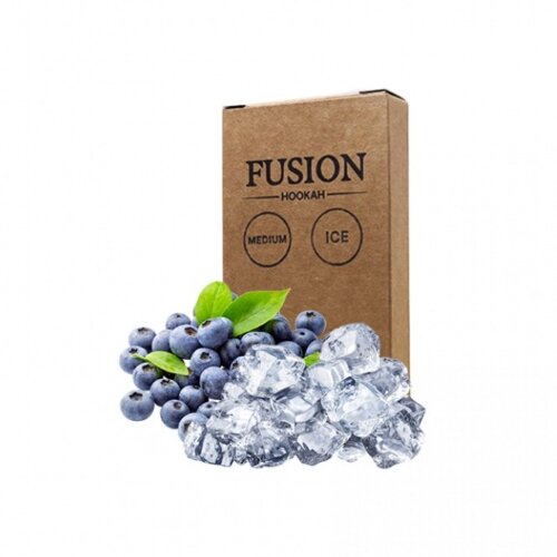 Табак Fusion Medium Ice Blueberry (Ледяная Черника, 100 г)