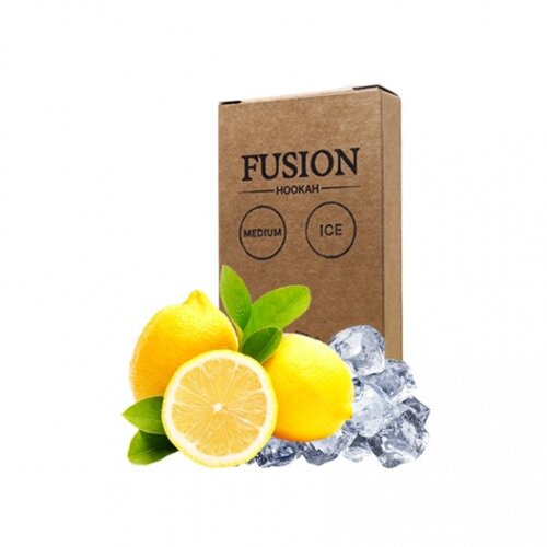 Табак Fusion Medium Ice Lemon (Ледяной Лимон, 100 г)