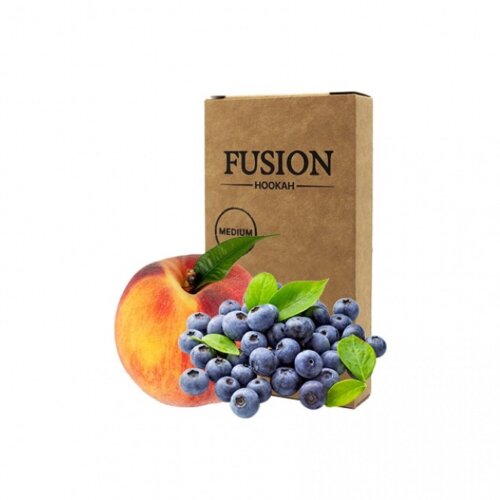 Табак Fusion Medium Blueberry Peach (Черника, Персик, 100 г)