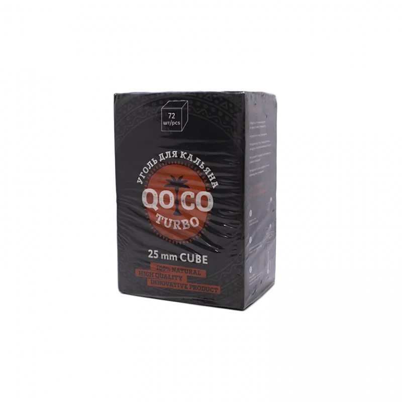 Кокосовый уголь Qoco Turbo (72 шт)