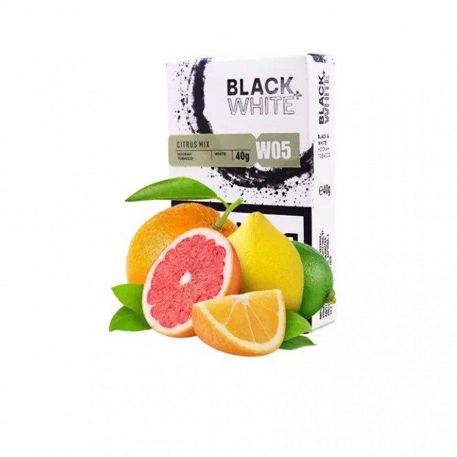 Табак Black&White Citrus mix (Микс цитрусовых, 40 г)