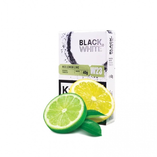 Тютюн Black&White Mix lemon lime (Лайм, лимон, 40 г)