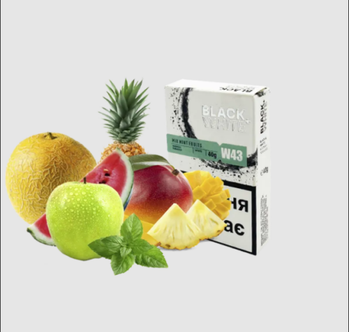 Black&White Mix mint fruits