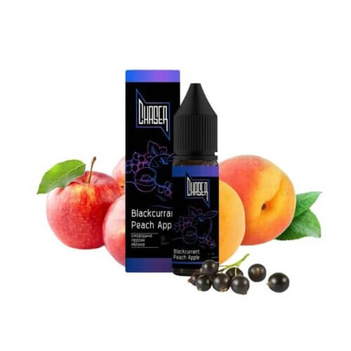 Жидкость Chaser Black Blackcurrant Peach Apple (Смородина, Персик, Яблоко, 15 мл)