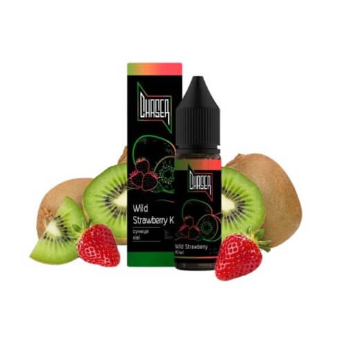 Жидкость Chaser Black Kiwi Wild Strawberry (Киви, Земляника, 15 мл)