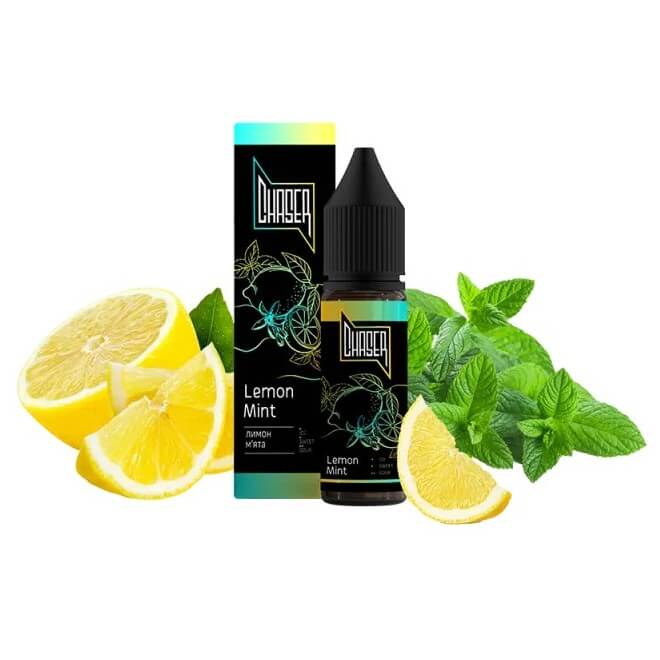 Жидкость Chaser Black Lemon Mint (Лимон, Мята, 15 мл)