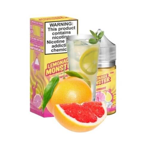 Жидкость Lemonade Monster salt Pink Lemonade (Грейпфрут, Лимонад, Лед, 30 мл) (Копировать)