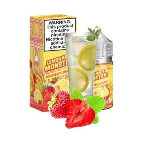 Рідина Lemonade Monster salt Strawberry Lemonade (Лімонад, Полуниця, 30 мл) (Копіювати)