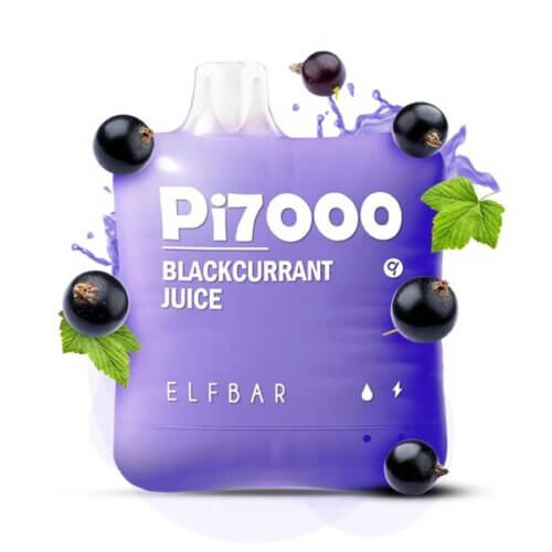 Одноразовый Pod Elf Bar Pi7000 Blackcurrant Juice