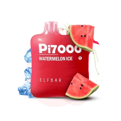 Одноразовый Pod Elf Bar Pi7000 - Watermelon Ice‌