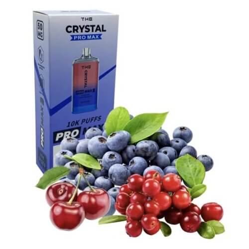 The Crystal Pro Max Blueberry cherry cranberry (Черника, Вишня, Клюква, 10000 затяжек)