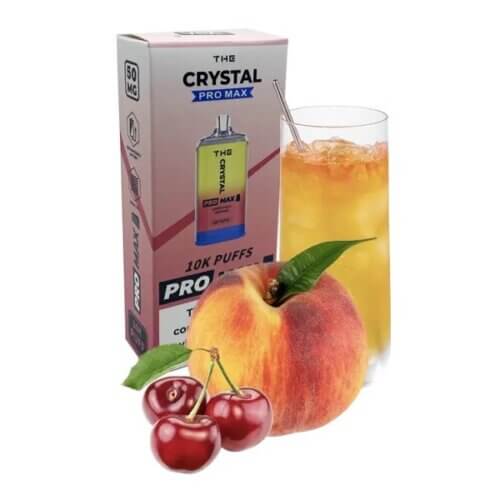 The Crystal Pro Max Cherry peach lemonade (Вишня, Персик, Лимонад, 10000 затяжек)