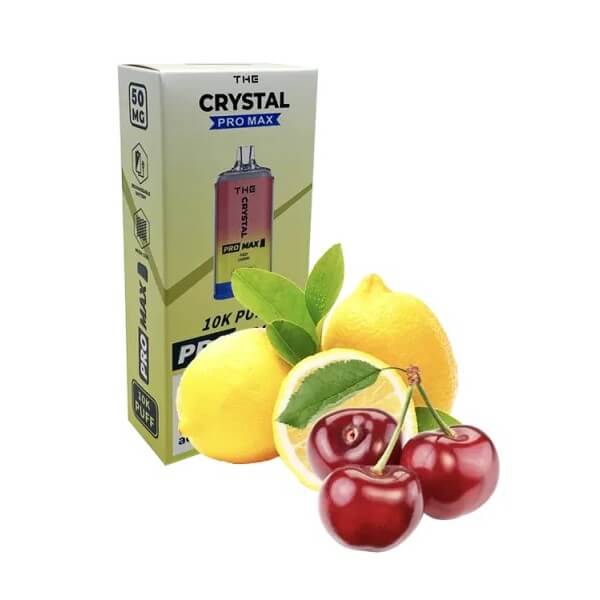 The Crystal Pro Max Fizzy cherry (Вишня, Лимон, 10000 затяжек)
