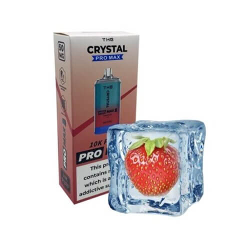The Crystal Pro Max Strawberry ice (Клубника, Лед, 10000 затяжек)