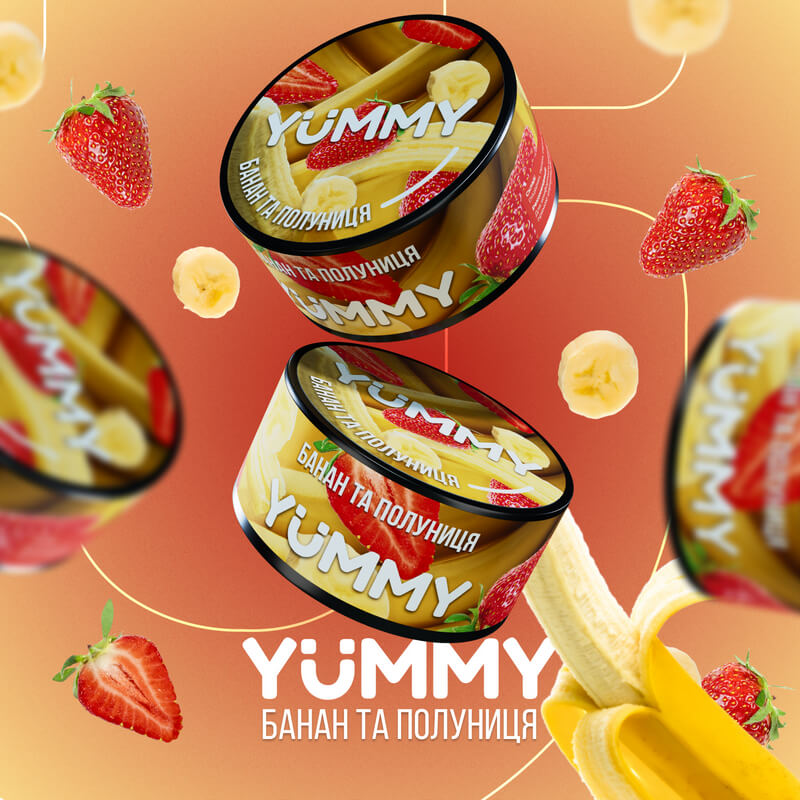 Табак Yummy (Банан и клубника, 100 г)