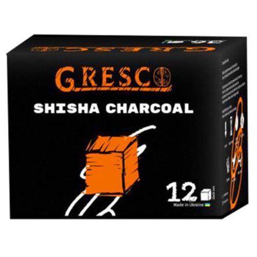 Уголь Gresco ореховый 12 кубиков