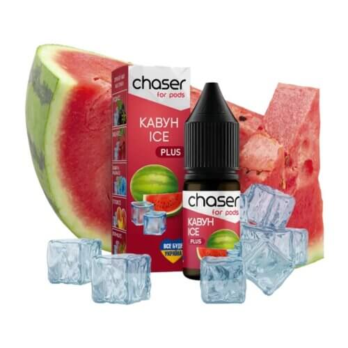 Жидкость Chaser Watermelon Ice Plus (Арбуз, Лёд, 50 мг, 10 мл)