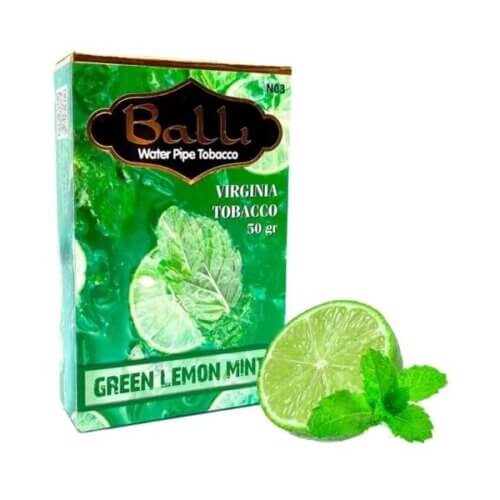 Табак Balli Green Lemon Mint (Лайм, Мята, 50 грамм)