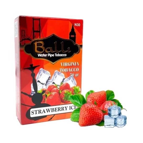 Тютюн Balli Strawberry Ice (Полуниця, Лід, 50 грам)