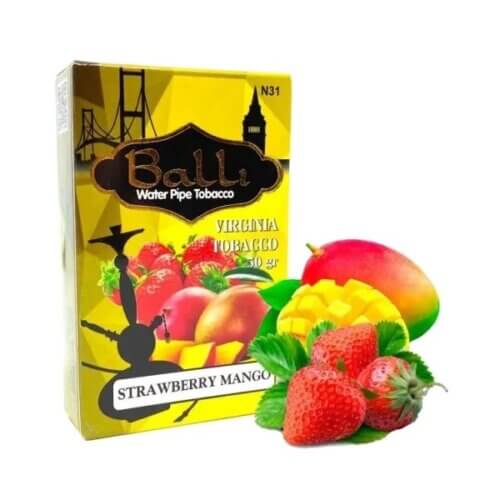 Табак Balli Strawberry Mango (Клубника, Манго, 50 грамм)