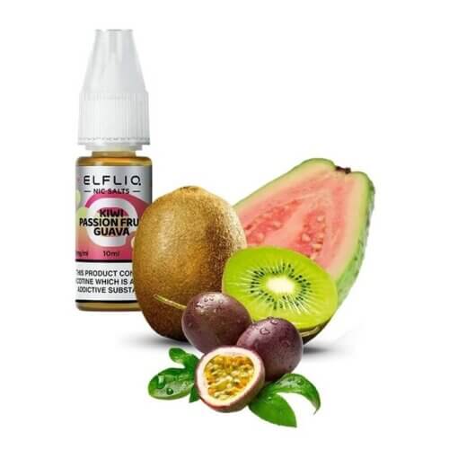 Жидкость ELFLIQ Kiwi Passion Fruit Guava (Киви, Маракуйя, Гуава, 10 мл)