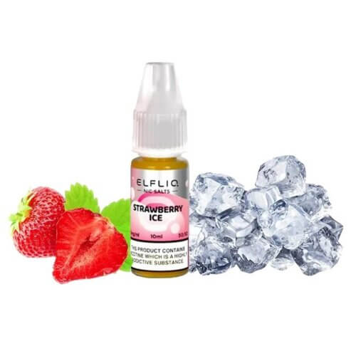 Жидкость ELFLIQ Strawberry ice (Клубника, Лед, 10 мл)