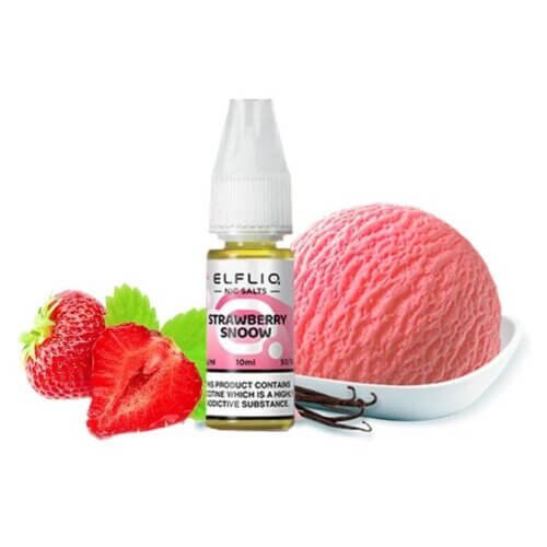 Жидкость ELFLIQ Strawberry snow (Клубничное Мороженое, 10 мл)
