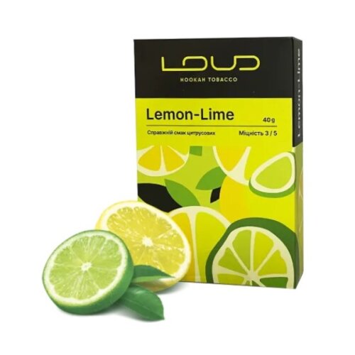 Табак Loud Lemon lime (Лимон, Лайм, 40 г)