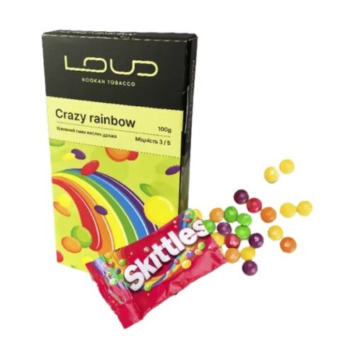 Тютюн Loud Crazy rainbow (Крейзі Рейнбоу, 100 г)
