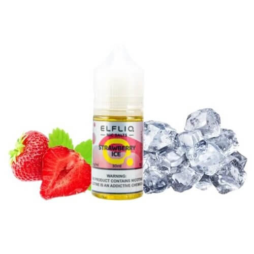 Жидкость ELFLIQ Strawberry Ice (Клубника, Лед, 30 мл)